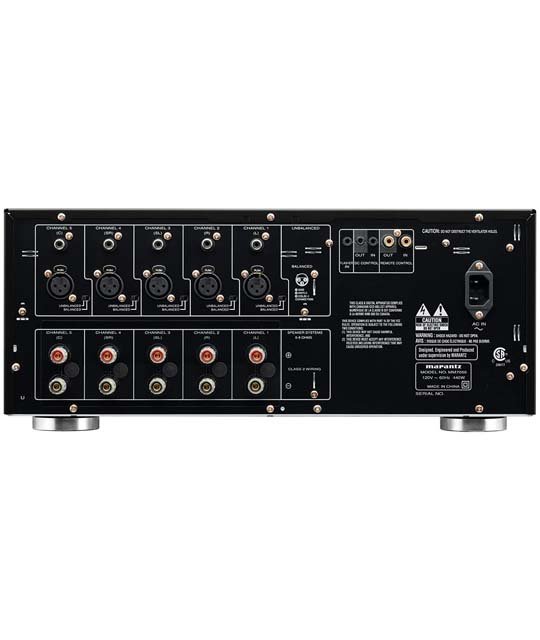Marantz MM7055 Amplifier Back View