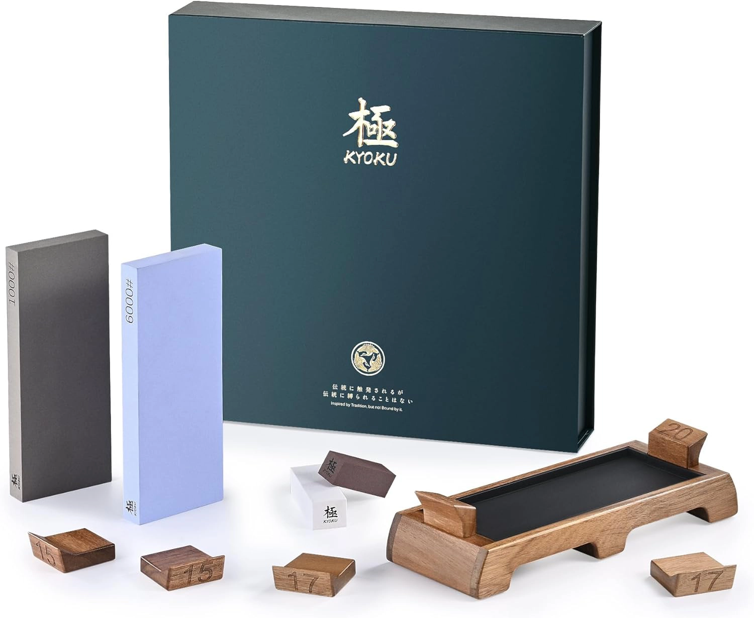 KYOKU Sharpening Stone Whetstone Kit